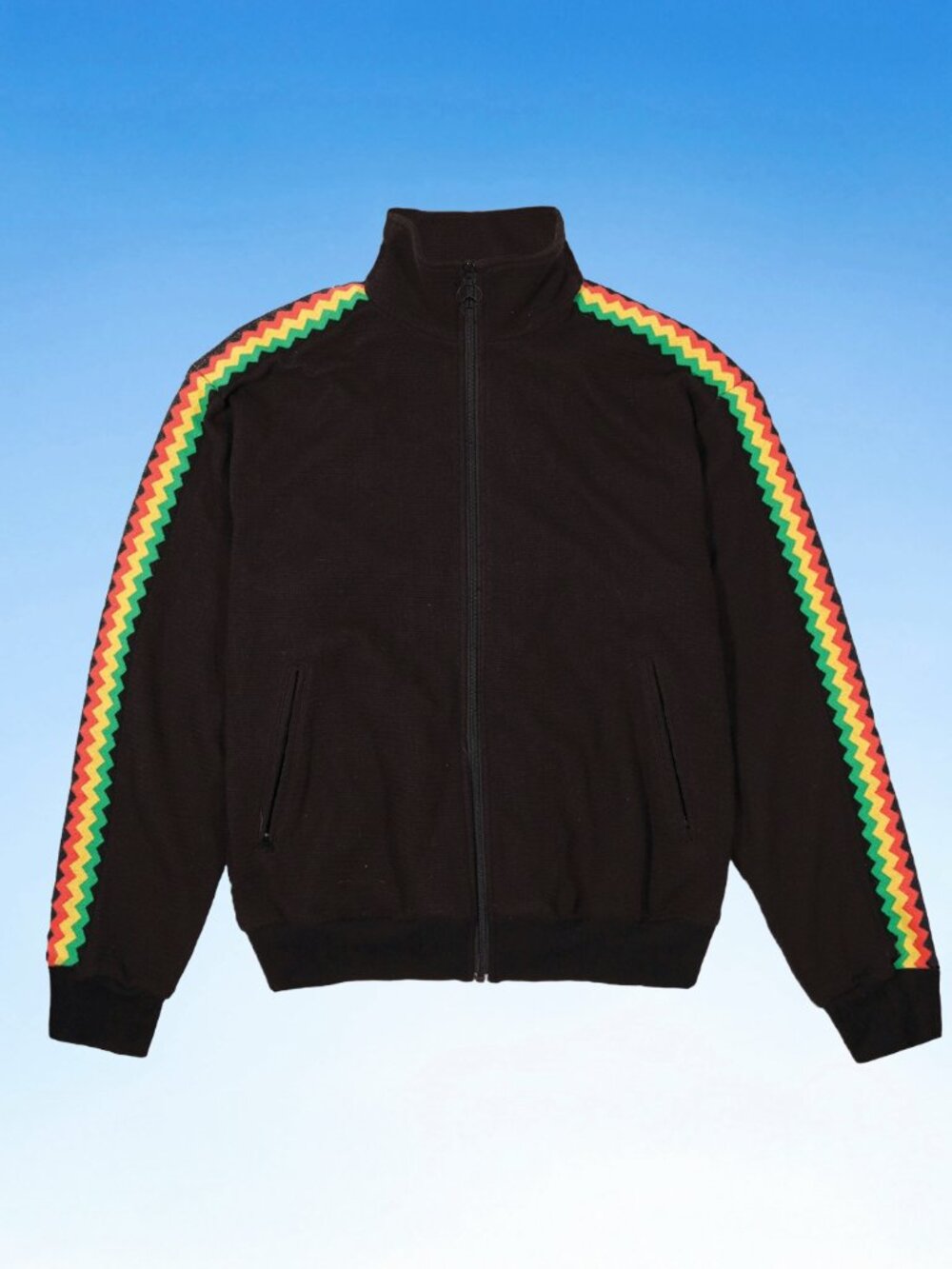 Mister Green Crochet Tracksuit Jacket, Sz M
